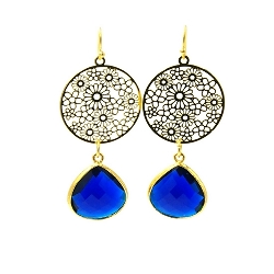 Armband facet 6mm (champagne)