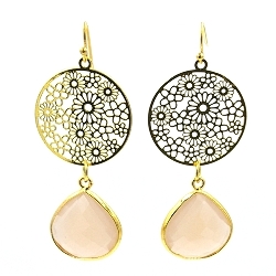 Armband facet 6mm (champagne)