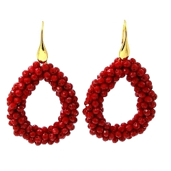 Armband facet 6mm (champagne)