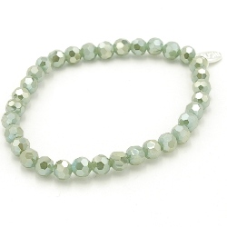 Armband facet 6mm (champagne)