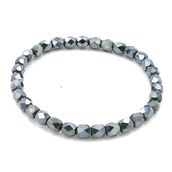 Armband facet 6mm (champagne)