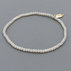 Armband facet 6mm (champagne)