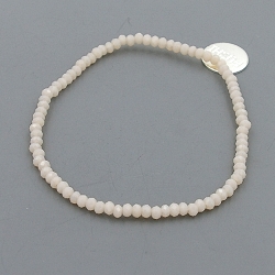 Armband facet 6mm (champagne)