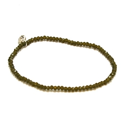 Armband facet 6mm (champagne)