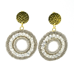 Armband facet 6mm (champagne)