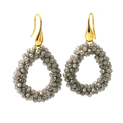 Armband facet 6mm (champagne)