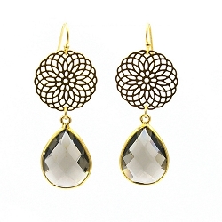 Armband facet 6mm (champagne)