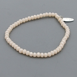 Armband facet 6mm (champagne)