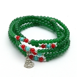 Armband facet 6mm (champagne)