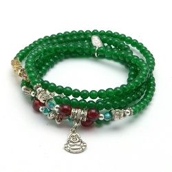 Armband facet 6mm (champagne)