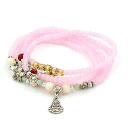 Armband facet 6mm (champagne)