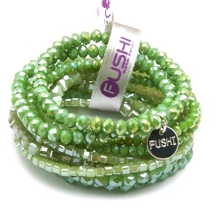 Armband facet 6mm (champagne)