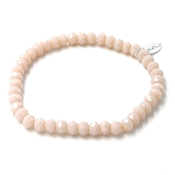 Armband facet 6mm (champagne)