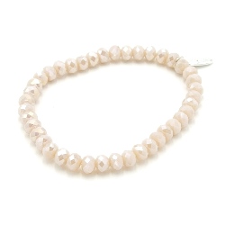 Armband facet 6mm (champagne)