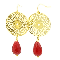 Armband facet 6mm (champagne)