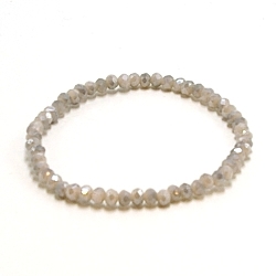 Armband facet 6mm (champagne)