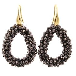 Armband facet 6mm (champagne)