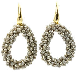 Armband facet 6mm (champagne)