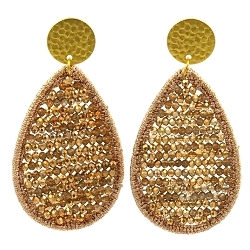 Armband facet 6mm (champagne)