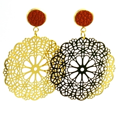 Armband facet 6mm (champagne)