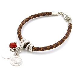 Armband facet 6mm (champagne)