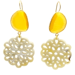 Armband facet 6mm (champagne)