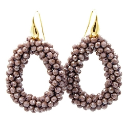 Armband facet 6mm (champagne)