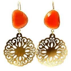 Armband facet 6mm (champagne)