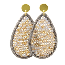 Armband facet 6mm (champagne)