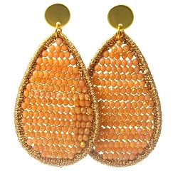 Armband facet 6mm (champagne)