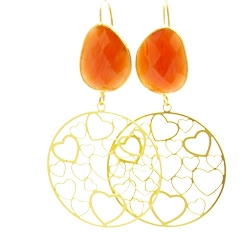 Armband facet 6mm (champagne)