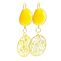 Armband facet 6mm (champagne)