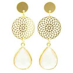 Armband facet 6mm (champagne)