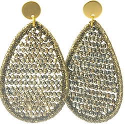 Armband facet 6mm (champagne)