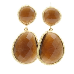 Armband facet 6mm (champagne)