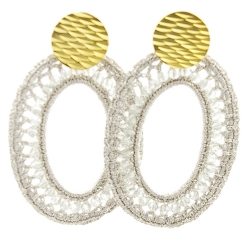 Armband facet 6mm (champagne)