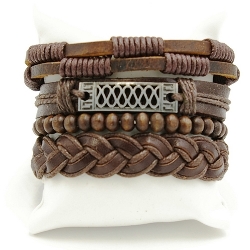 Armband facet 6mm (champagne)