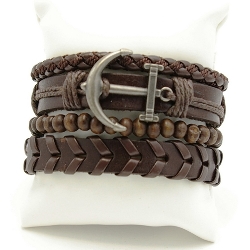 Armband facet 6mm (champagne)