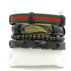 Armband facet 6mm (champagne)