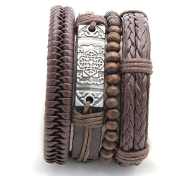 Armband facet 6mm (champagne)