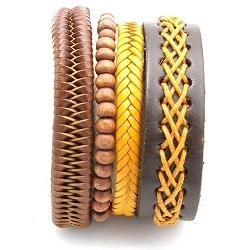 Armband facet 6mm (champagne)