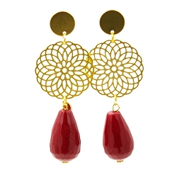 Armband facet 6mm (champagne)