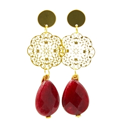 Armband facet 6mm (champagne)