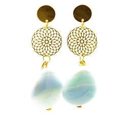 Armband facet 6mm (champagne)