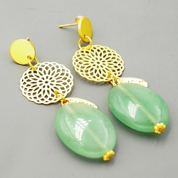 Armband facet 6mm (champagne)