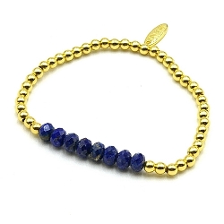 Armband facet 6mm (champagne)