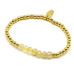 Armband facet 6mm (champagne)