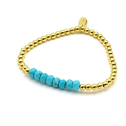 Armband facet 6mm (champagne)