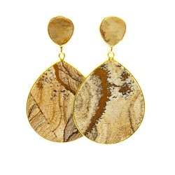 Armband facet 6mm (champagne)