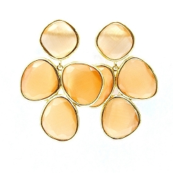 Armband facet 6mm (champagne)